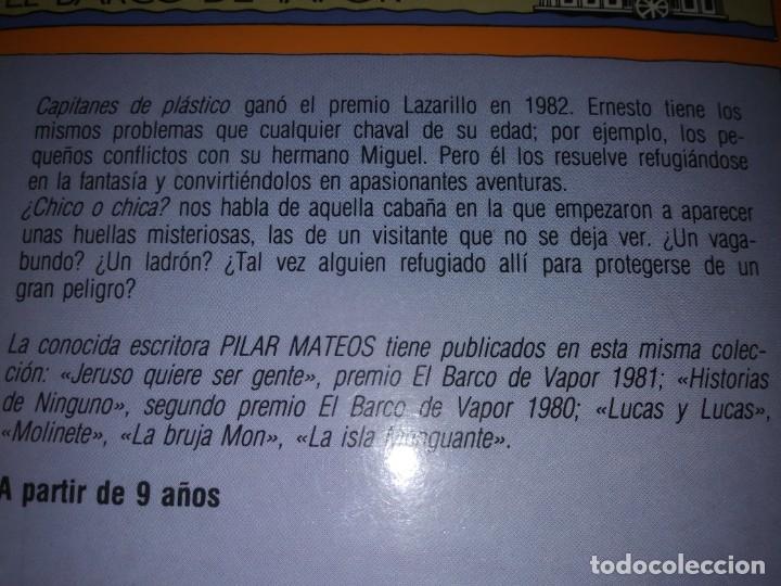 Libros de segunda mano: Libro de Pilar Mateos CAPITANES DE PLASTICO el barco de vapor - Foto 2
