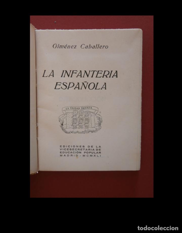 Libros de segunda mano: La infanteria espa&ntilde;ola. Gim&eacute;nez Caballero - Foto 1