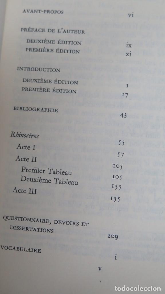 Libros de segunda mano: RHINOCEROS. EUGENE IONESCO - Foto 2