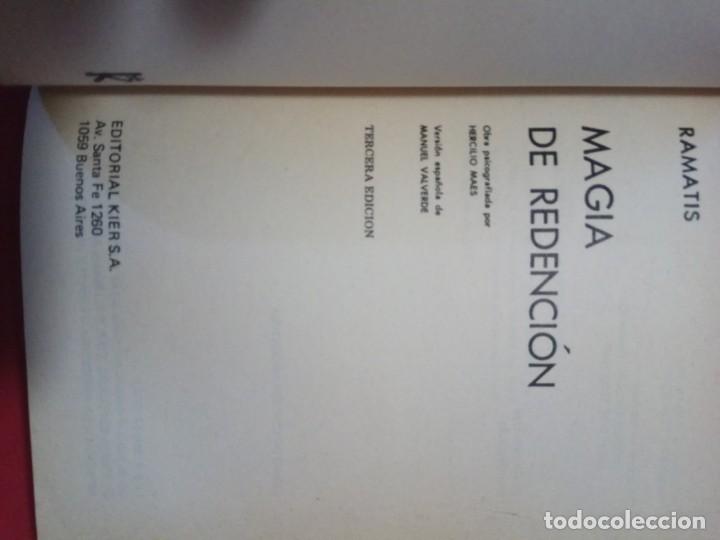 Libros de segunda mano: MAGIA DE REDENCI&Oacute;N. RAMATIS. EDITORIAL KIER 1987 (3&ordf;EDICI&Oacute;N). - Foto 3