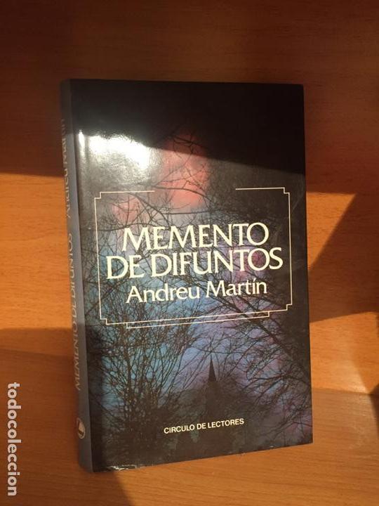 Libros de segunda mano: Memento de difuntos - Andreu Martin - Foto 1