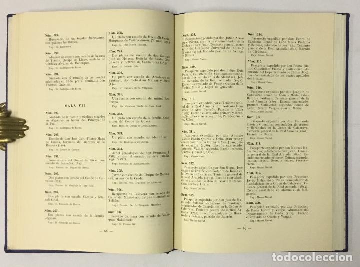 Libros de segunda mano: CAT&Aacute;LOGO DE LA EXPOSICI&Oacute;N DE LA HER&Aacute;LDICA EN EL ARTE. - SALTILLO, marqu&eacute;s del. - Foto 6