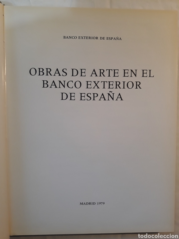 Libros de segunda mano: Obras de arte en el banco exterior de espa&ntilde;a. - Foto 2