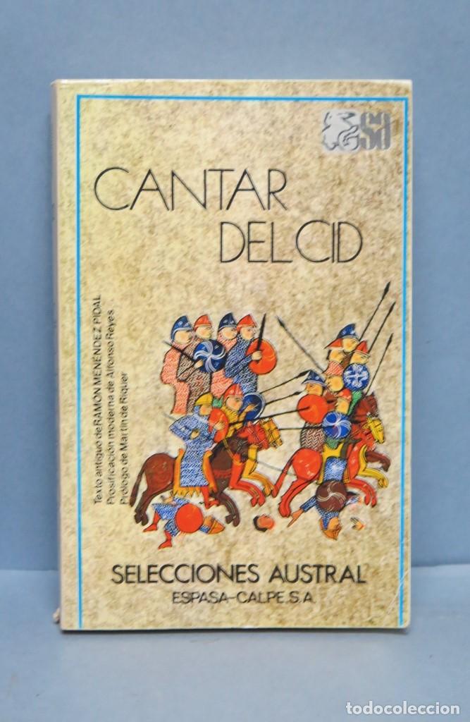 Libros de segunda mano: CANTAR DEL CID. EDITORIAL AUSTRAL - Foto 1