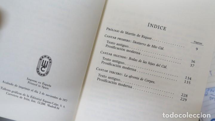 Libros de segunda mano: CANTAR DEL CID. EDITORIAL AUSTRAL - Foto 2