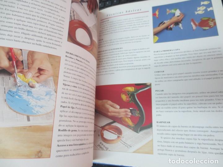 Libros de segunda mano: PASO A PASO D&Eacute;COUPAGE LETTY OATES EDIT &Aacute;GATA A&Ntilde;O 1997 - Foto 4