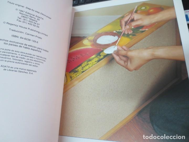 Libros de segunda mano: PASO A PASO D&Eacute;COUPAGE LETTY OATES EDIT &Aacute;GATA A&Ntilde;O 1997 - Foto 5