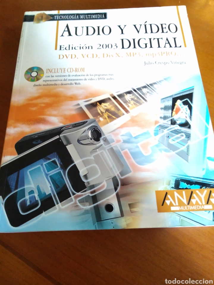 Libros de segunda mano: AUDIO Y VIDEO DIGITAL. JULIO CRESPO VI&Ntilde;EGRA - Foto 1