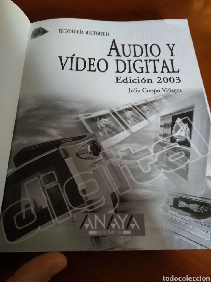 Libros de segunda mano: AUDIO Y VIDEO DIGITAL. JULIO CRESPO VI&Ntilde;EGRA - Foto 2
