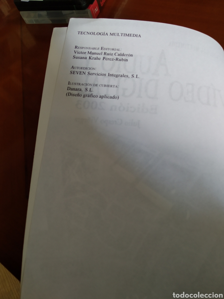 Libros de segunda mano: AUDIO Y VIDEO DIGITAL. JULIO CRESPO VI&Ntilde;EGRA - Foto 3