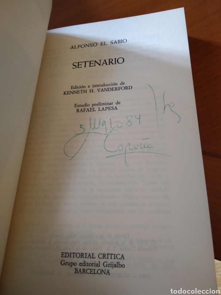 Libros de segunda mano: ALFONSO EL SABIO. SETENARIO. #1043 - Foto 3