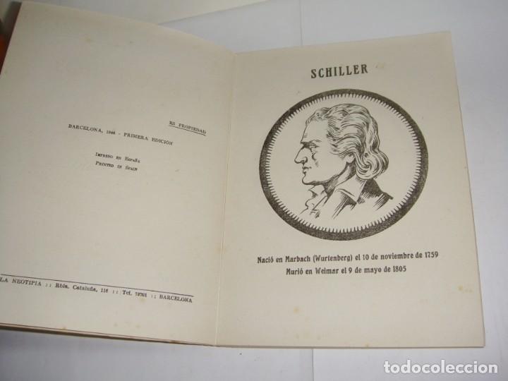 Libros de segunda mano: Pensamientos de Schiller. Antonio C. Gavald&aacute;. - Foto 3