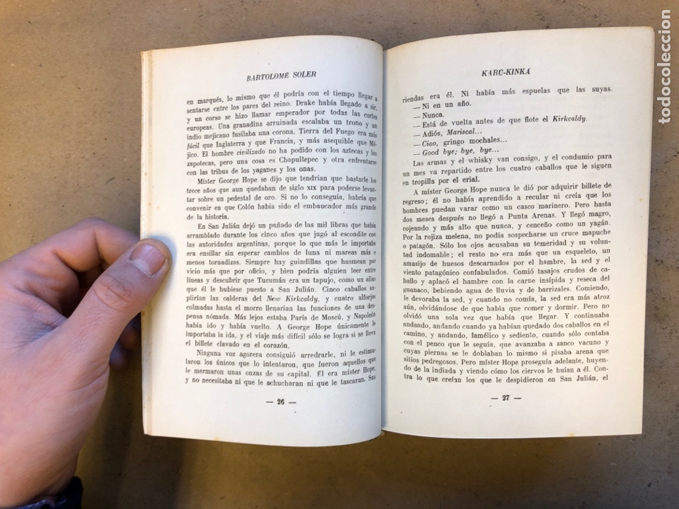 Libros de segunda mano: KAR&Uacute; - KINK&Aacute;. BARTOLOM&Eacute; SOLER. EDITORIAL LARA 1946. - Foto 4