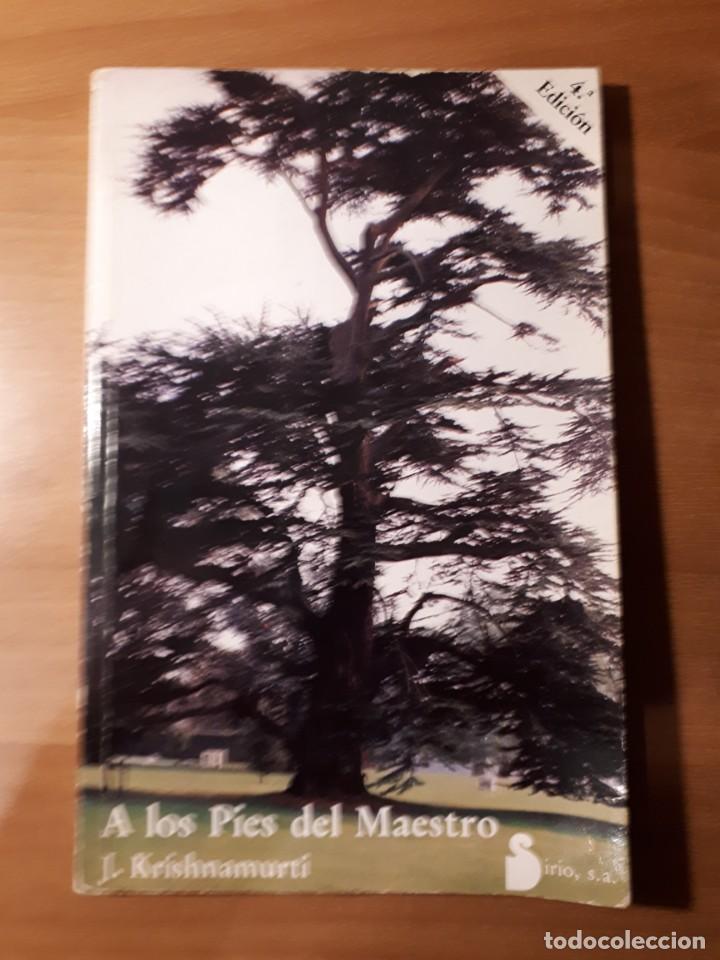 Libros de segunda mano: A LOS PIES DEL MAESTRO. J. KRISHNAMURTI - Foto 1