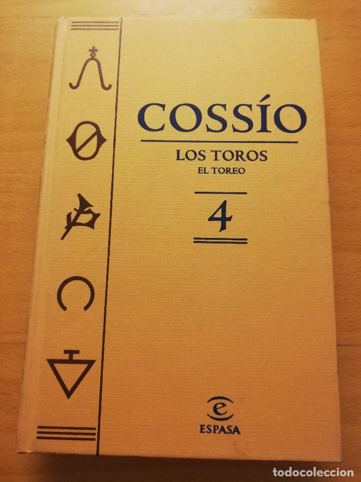 Libros de segunda mano: COSS&Iacute;O. LOS TOROS. EL TOREO (N&ordm; 4) ESPASA - Foto 1