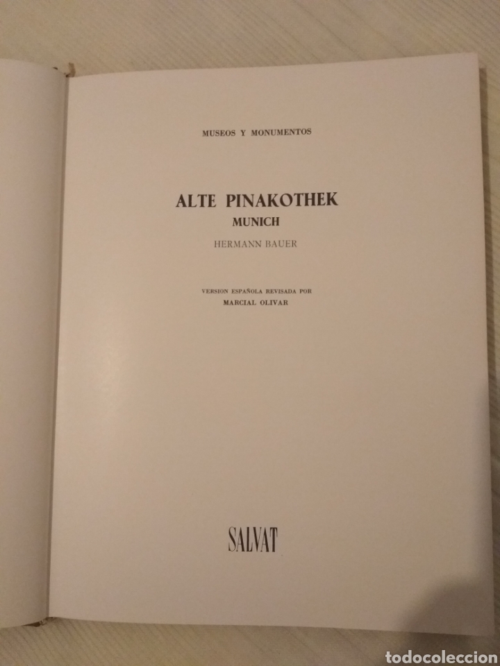 Libros de segunda mano: Munich. Alte Pinakothek. Salvat - Foto 3