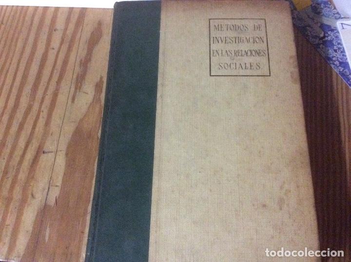Gebrauchte B&uuml;cher: M&eacute;todos de investigaci&oacute;n en las relaciones sociales selltiz