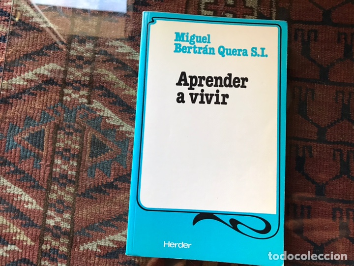 Libros de segunda mano: Aprender a vivir. Miguel Bertr&aacute;n. Buen estado - Foto 1