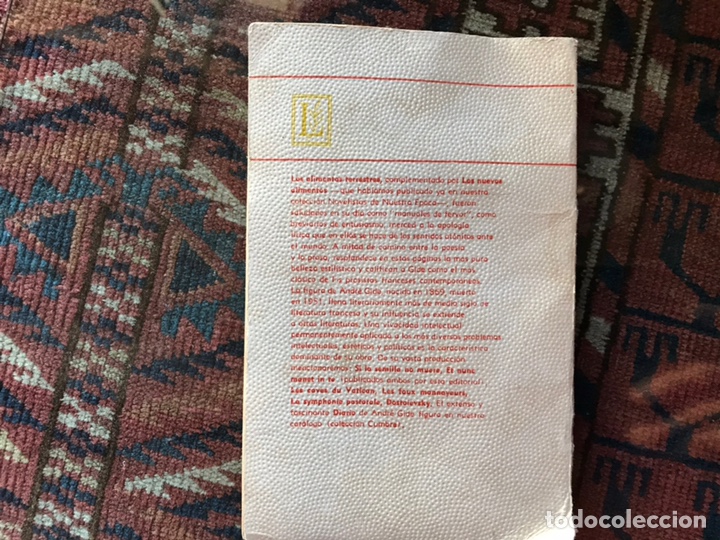 Libros de segunda mano: Los alimentos terrestres y las nuevos alimentos. Andr&eacute; Gide - Foto 2