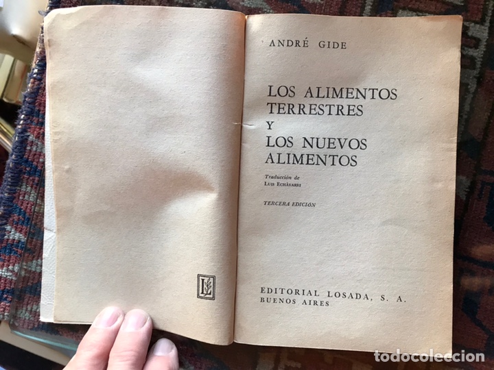 Libros de segunda mano: Los alimentos terrestres y las nuevos alimentos. Andr&eacute; Gide - Foto 3