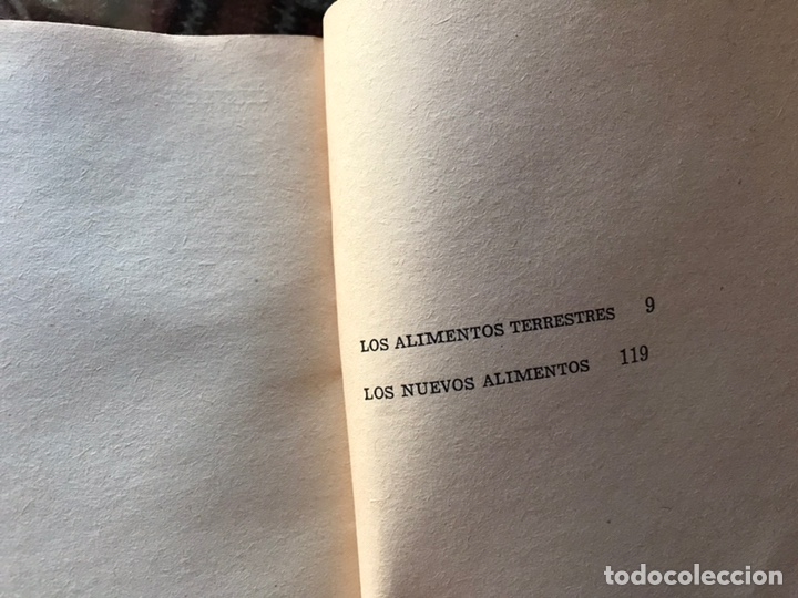 Libros de segunda mano: Los alimentos terrestres y las nuevos alimentos. Andr&eacute; Gide - Foto 5