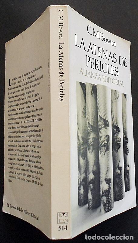 Libros de segunda mano: La Atenas de Pericles - C.M. Bowra - Alianza (1988) - Foto 3