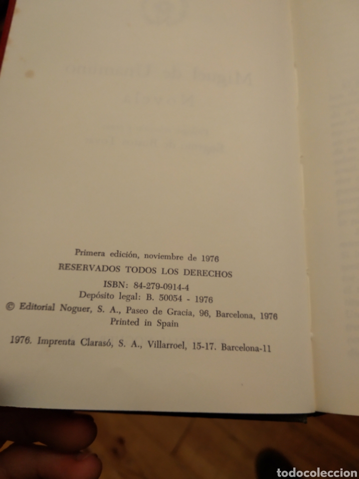 Libros de segunda mano: MIGUEL DE UNAMUNO. NOVELA. #0262 - Foto 5
