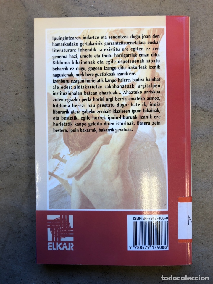 Libros de segunda mano: IPUIN BAKARRAK. XABIER MENDIGUREN. ELKAR 1994. EUSKARAZ. - Foto 7