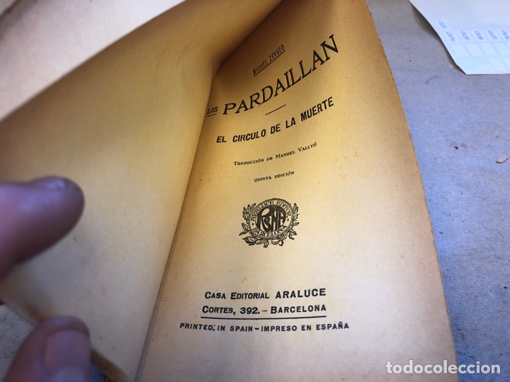 Libros de segunda mano: LOS PARDAILLAN, EL C&Iacute;RCULO DE LA MUERTE. Z&Eacute;VACO. ARALUCE EDITOR. TOMO IV. - Foto 2