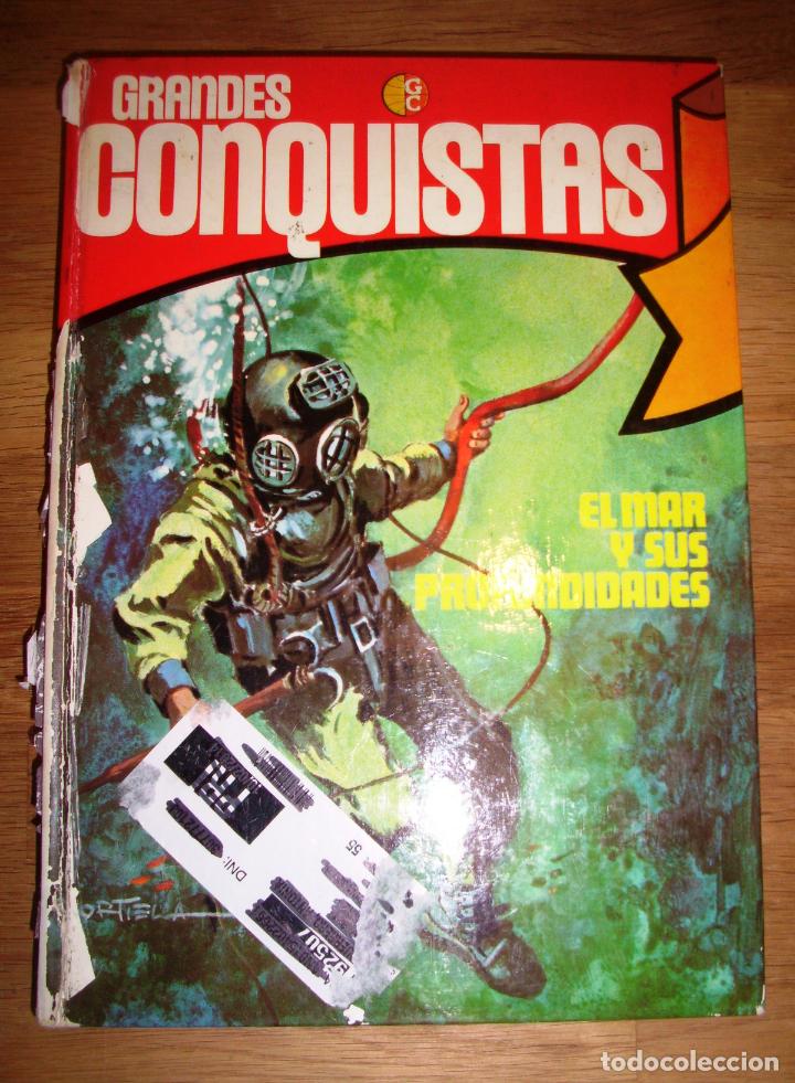 Libros de segunda mano: EL MAR Y SUS PROFUNDIDADES (Grandes Conquistas ; 2) / Flores L&aacute;zaro; Rafael Cortiella