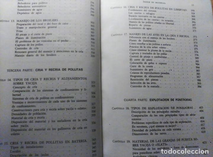 Libros de segunda mano: Alojamientos y manejo de las AVES, J. A. Castell&oacute;, 1970 - Foto 6