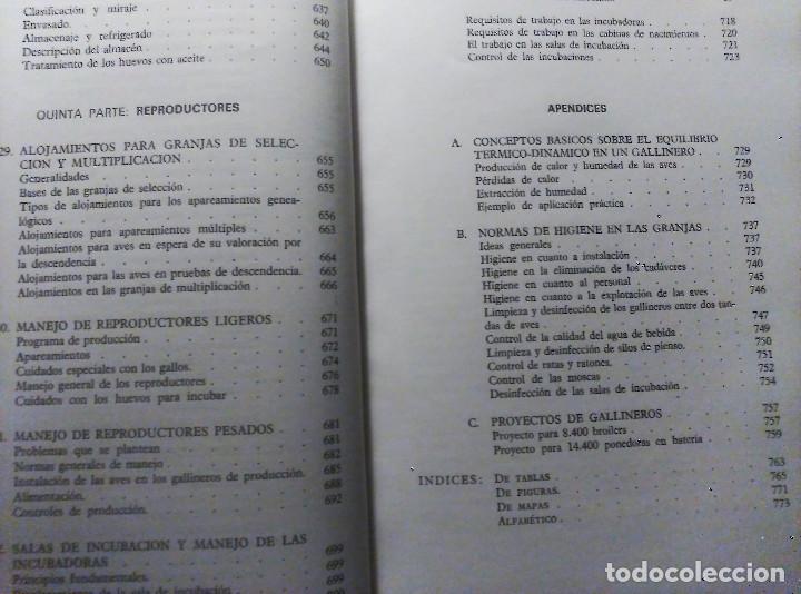 Libros de segunda mano: Alojamientos y manejo de las AVES, J. A. Castell&oacute;, 1970 - Foto 8