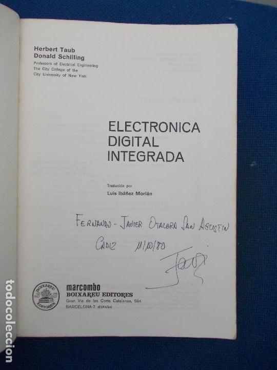 Libros de segunda mano: ELECTRONICA DIGITAL INTEGRADA   MARCOMBO - Foto 2