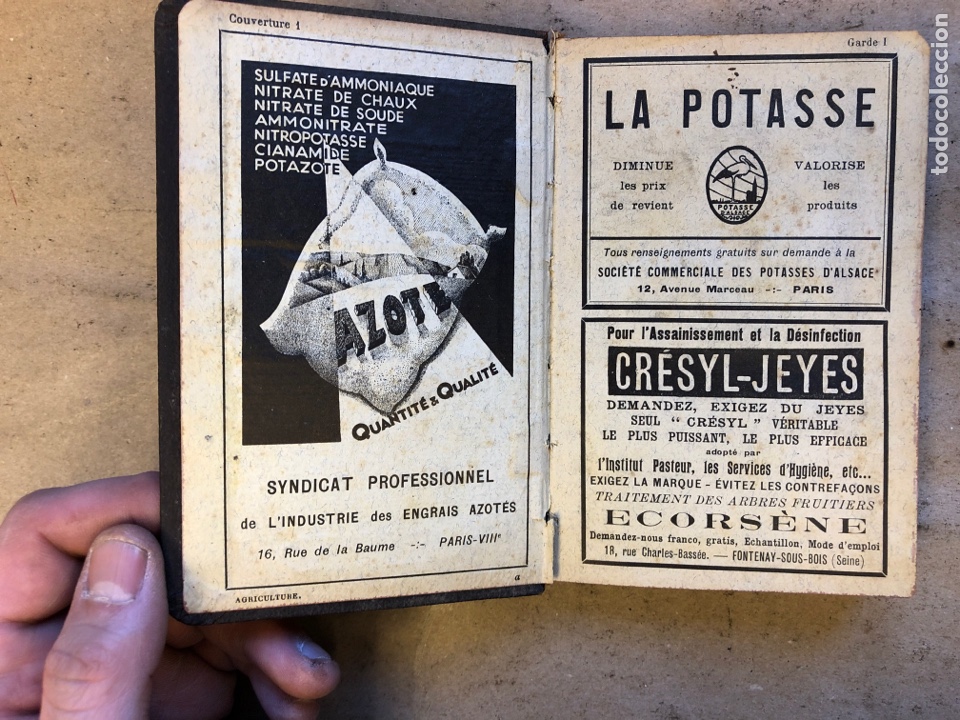 Libros de segunda mano: AGRICULTURE (AIDE MEMORIE PRACTIQUE DU TECHNICIEN AGRICOLE). A. LECOMTE. 1939. - Foto 2