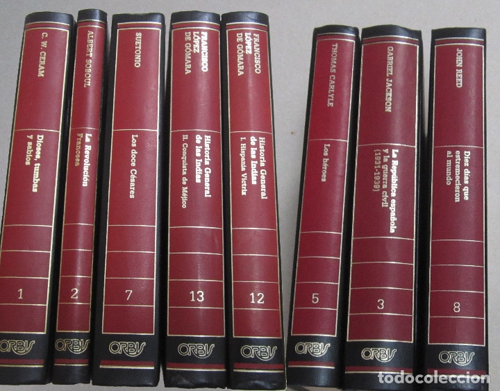 Libros de segunda mano: Lote Biblioteca de historia - Orbis 1985 - Foto 2