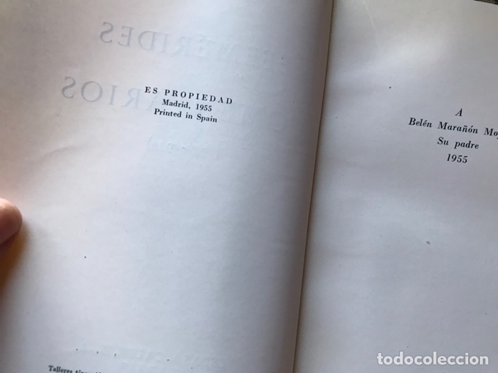 Libros de segunda mano: Efem&eacute;rides y comentarios. Gregorio Mara&ntilde;&oacute;n. Espasa Calpe. Buen estado - Foto 5