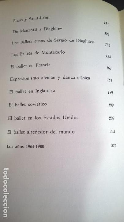 Libros de segunda mano: HISTORIA DEL BALET. FERDINANDO REYNA. DAIMON 1981. - Foto 8
