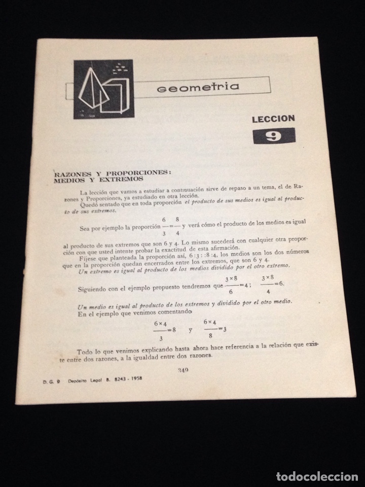 Libros de segunda mano: Curso de delineante general,CEAC,a&ntilde;o 1958,varias lecciones. - Foto 1