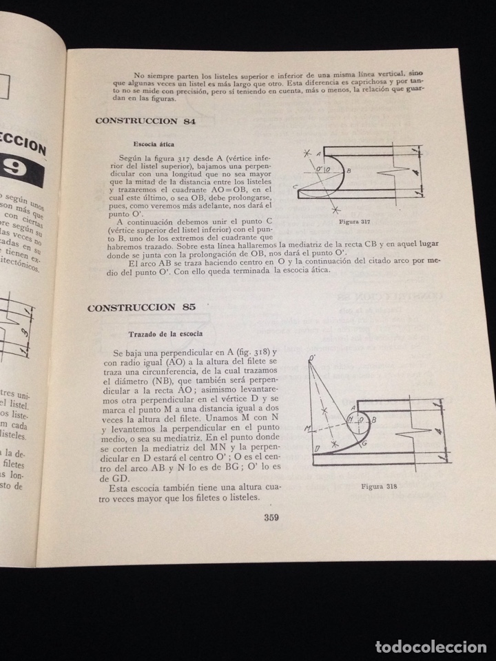 Libros de segunda mano: Curso de delineante general,CEAC,a&ntilde;o 1958,varias lecciones. - Foto 2