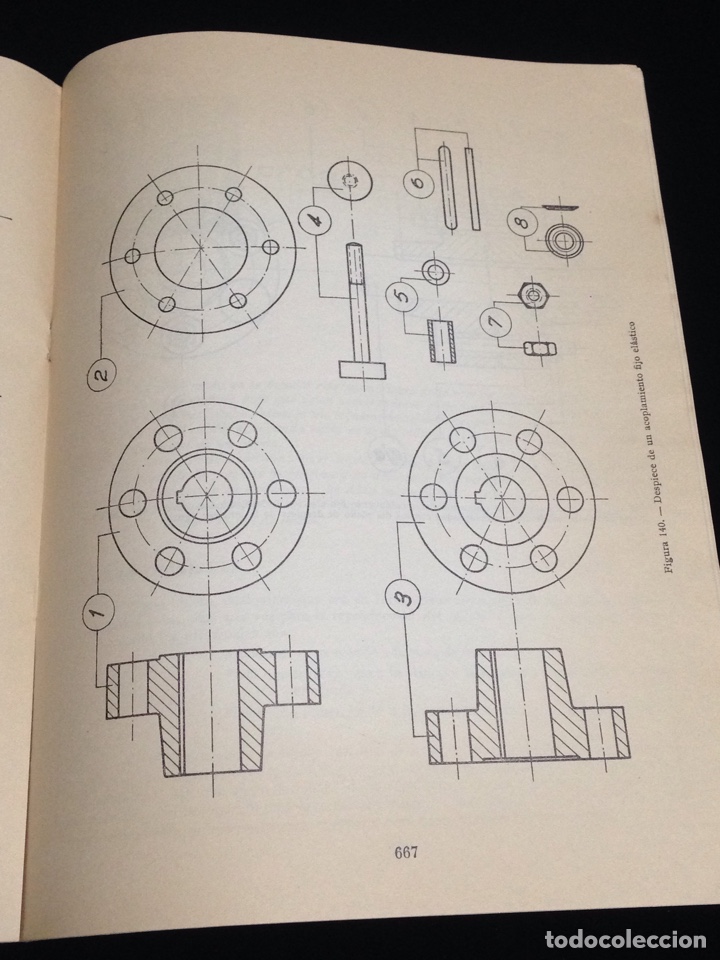 Libros de segunda mano: Curso de delineante general,CEAC,a&ntilde;o 1958,varias lecciones. - Foto 2