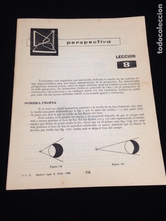 Libros de segunda mano: Curso de delineante general,CEAC,a&ntilde;o 1958,varias lecciones. - Foto 1