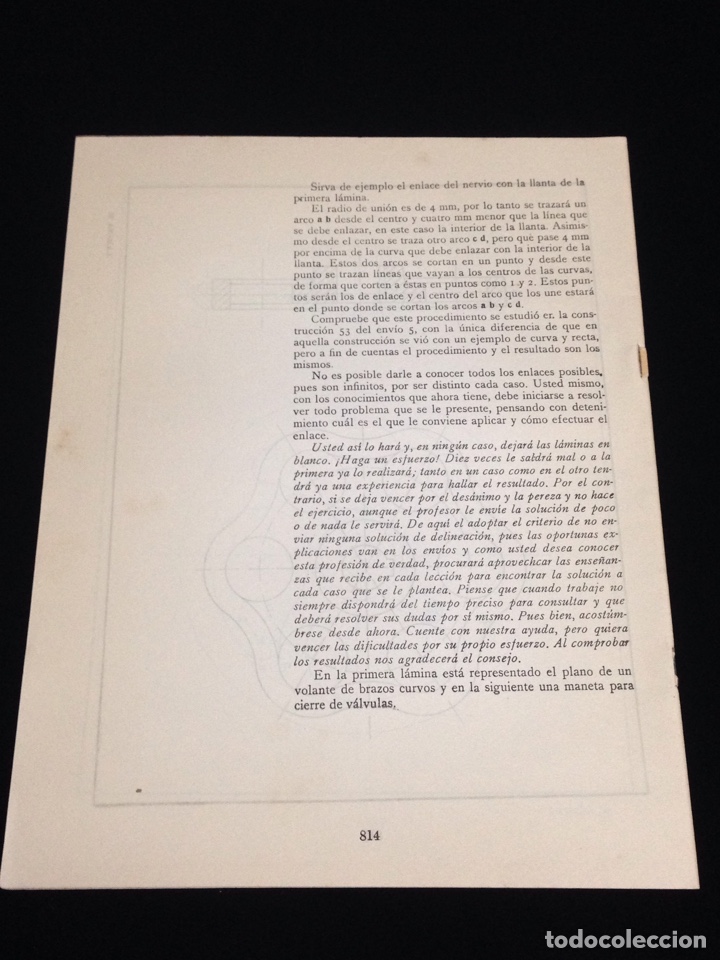 Libros de segunda mano: Curso de delineante general,CEAC,a&ntilde;o 1958,varias lecciones. - Foto 3