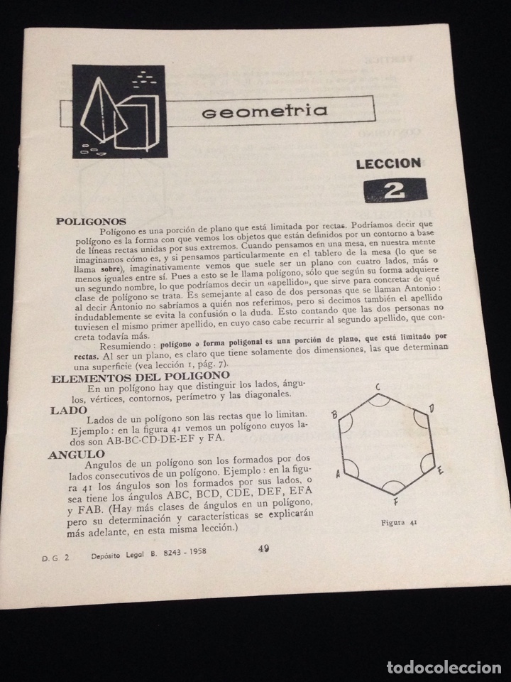 Libros de segunda mano: Curso de delineante general,CEAC,a&ntilde;o 1958,varias lecciones. - Foto 1