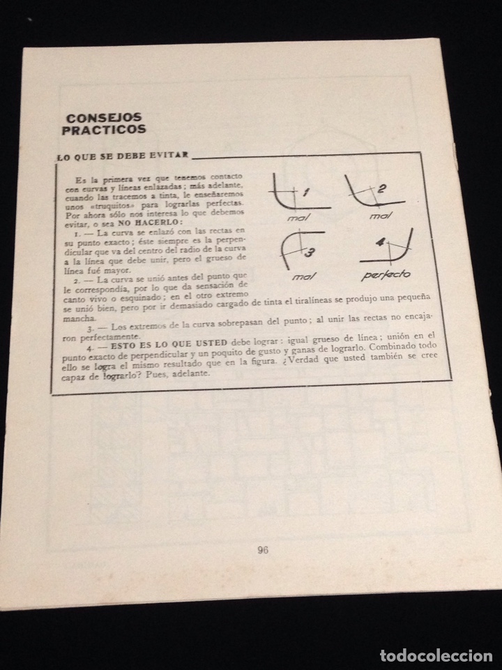 Libros de segunda mano: Curso de delineante general,CEAC,a&ntilde;o 1958,varias lecciones. - Foto 3
