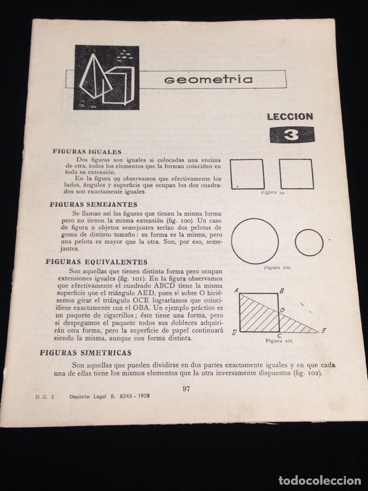 Libros de segunda mano: Curso de delineante general,CEAC,a&ntilde;o 1958,varias lecciones. - Foto 1