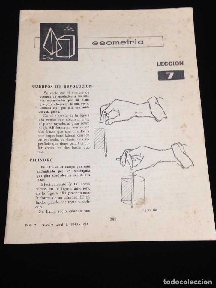 Libros de segunda mano: Curso de delineante general,CEAC,a&ntilde;o 1958,varias lecciones. - Foto 1