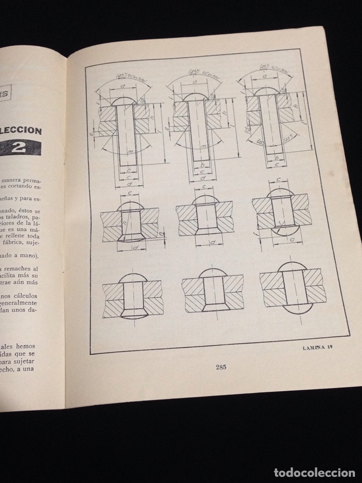 Libros de segunda mano: Curso de delineante general,CEAC,a&ntilde;o 1958,varias lecciones. - Foto 2