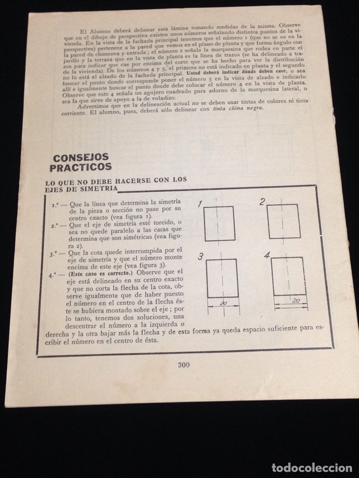 Libros de segunda mano: Curso de delineante general,CEAC,a&ntilde;o 1958,varias lecciones. - Foto 3