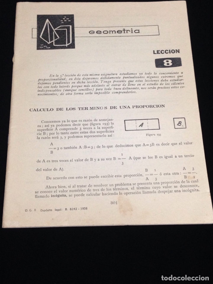 Libros de segunda mano: Curso de delineante general,CEAC,a&ntilde;o 1958,varias lecciones. - Foto 1