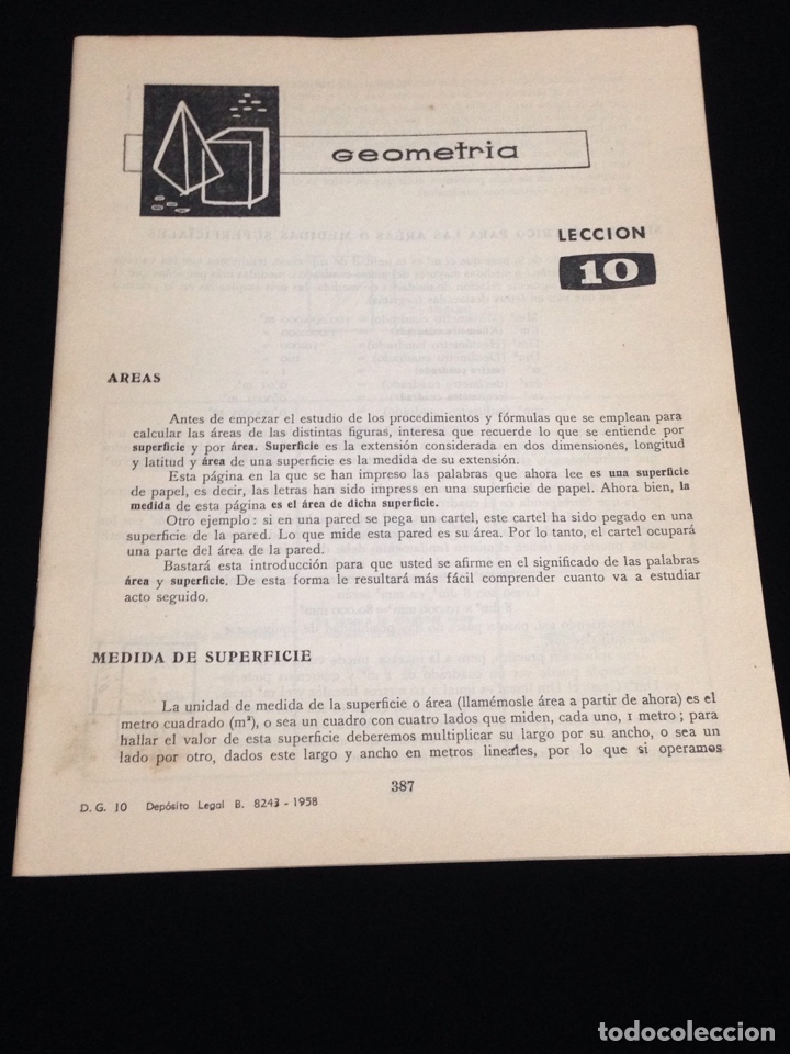 Libros de segunda mano: Curso de delineante general,CEAC,a&ntilde;o 1958,varias lecciones. - Foto 1